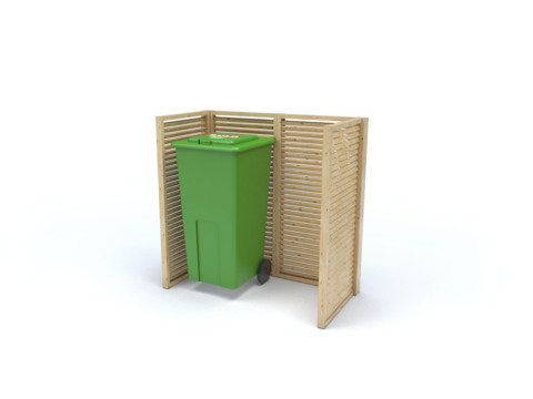 Autres produits Abris Bois poubelles