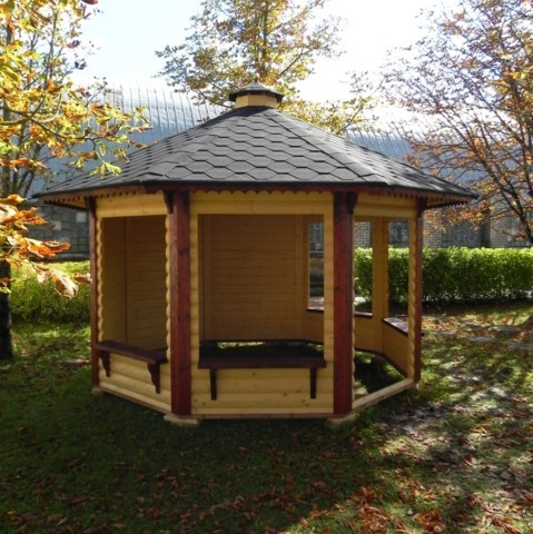 Pavillons Gazebo ouvert (9,9 m²)