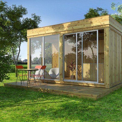 Pavillons de jardin Cubes Pavillon Jardin Cube