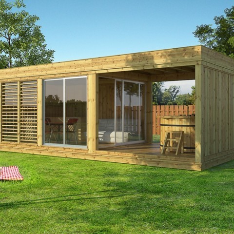 Pavillons de jardin Cubes Pavillon Jardin Cube