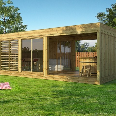 Pavillons de jardin Cubes Pavillon Jardin Cube