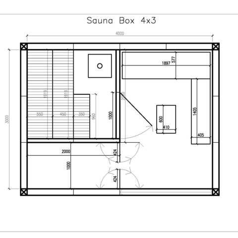 Autres saunas originaux Pavillon Jardin Cube Sauna